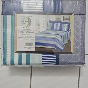 New With Tag Double Six piece, Unopened, Full Sheet Set Bedsheet, Deep pockets